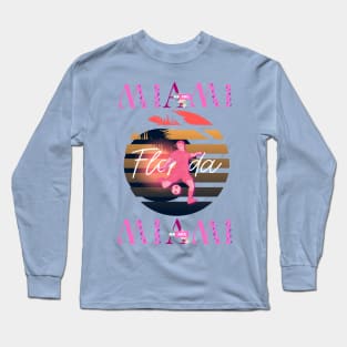 Miami soccer Long Sleeve T-Shirt